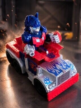 2008 Hasbro Transformers RPMs Battle Chargers Optimus Prime Truck Figure